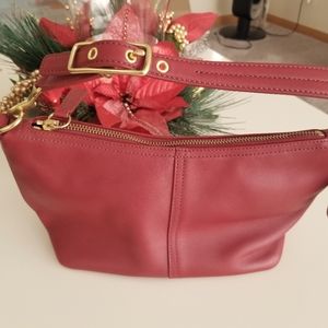 Nice COACH Soft Leather Hand Bag